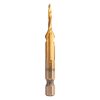 Neo Tools Gépi menetfúró, 2az1ben előfúró éllel, HSS-Titán, M3X0,5mm, hatszög szárral