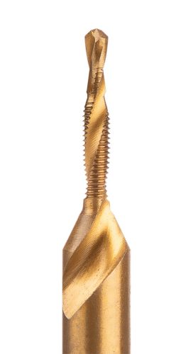 Neo Tools Gépi menetfúró, 2az1ben előfúró éllel, HSS-Titán, M3X0,5mm, hatszög szárral