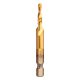 Neo Tools Gépi menetfúró, 2az1ben előfúró éllel, HSS-Titán, M4X0,7mm, hatszög szárral