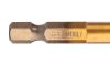Neo Tools Gépi menetfúró, 2az1ben előfúró éllel, HSS-Titán, M4X0,7mm, hatszög szárral