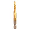 Neo Tools Gépi menetfúró, 2az1ben előfúró éllel, HSS-Titán, M6X1mm, hatszög szárral
