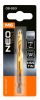 Neo Tools Gépi menetfúró, 2az1ben előfúró éllel, HSS-Titán, M6X1mm, hatszög szárral