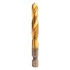 Neo Tools Gépi menetfúró, 2az1ben előfúró éllel, HSS-Titán, M8X1,25mm, hatszög szárral
