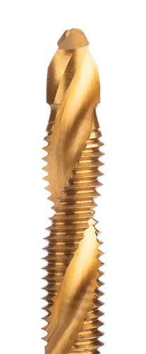 Neo Tools Gépi menetfúró, 2az1ben előfúró éllel, HSS-Titán, M8X1,25mm, hatszög szárral