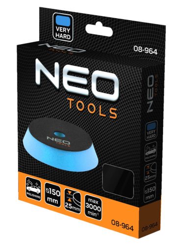 Neo Tools Polírkorong 130x150mmx25mm, nagyon kemény szivacs