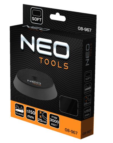 Neo Tools Polírkorong 130x150mmx25mm, puha szivacs