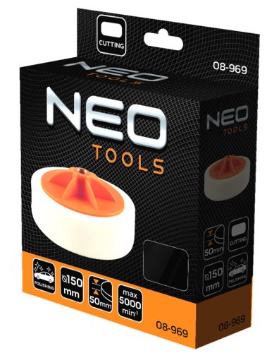 Neo Tools Polírkorong 150x50mm, szivacs, M14