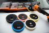 Neo Tools Polírkorongok 150 x 150mm x 25mm, abraziv