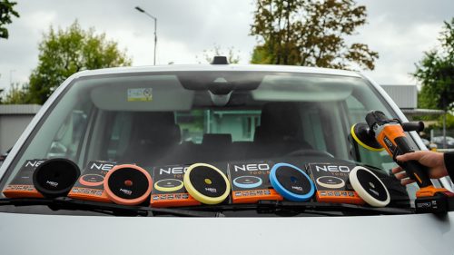 Neo Tools Polírkorongok, 150 x 150mm x 25mm, közepes