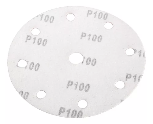 Neo Tools Csiszolókorong tépőzáras 150mm, P100, 9 lyukkal, 5db, 04-721-hez