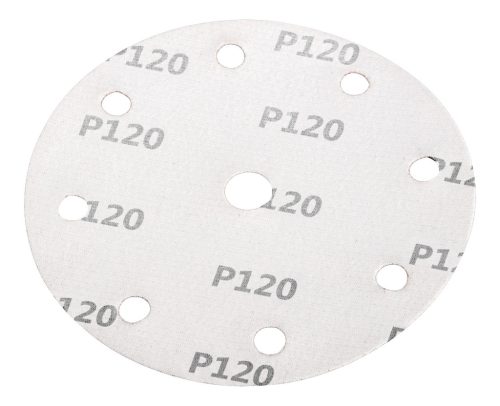 Neo Tools Csiszolókorong tépőzáras 150mm, P120, 9 lyukkal, 5db, 04-721-hez