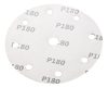 Neo Tools Csiszolókorong tépőzáras 150mm, P180, 9 lyukkal, 5db, 04-721-hez