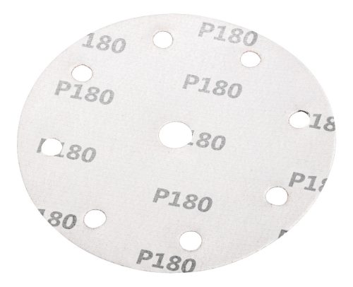 Neo Tools Csiszolókorong tépőzáras 150mm, P180, 9 lyukkal, 5db, 04-721-hez