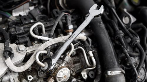 Neo Tools Racsnis csillag-villáskulcs, félig nyitott, 15mm