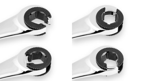Neo Tools Racsnis csillag-villáskulcs, félig nyitott, 17mm