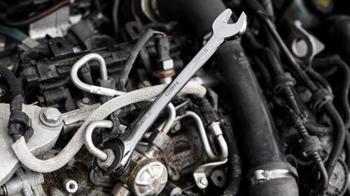 Neo Tools Racsnis csillag-villáskulcs, félig nyitott, 18mm