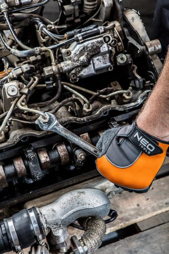 Neo Tools Csillag-villáskulcs, hatlapú/villás, 29x340mm