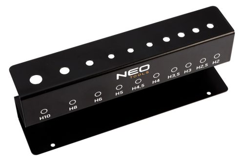 Neo Tools Imbuszkulcs készlet, T-fogantyús, 2-10mm, 10db-os