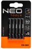 Neo Tools Torziós ütvecsavarozó bitek S2, 50mm, PZ3, 5db