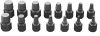 Neo Tools Törtcsavar-kihajtó készlet, 1/2", 15db, 3-14mm (M6-M24)