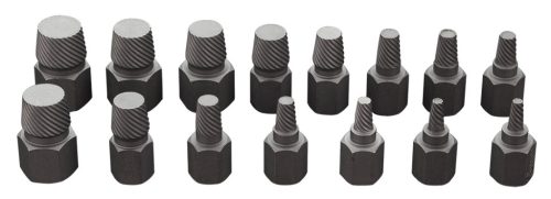 Neo Tools Törtcsavar-kihajtó készlet, 1/2", 15db, 3-14mm (M6-M24)
