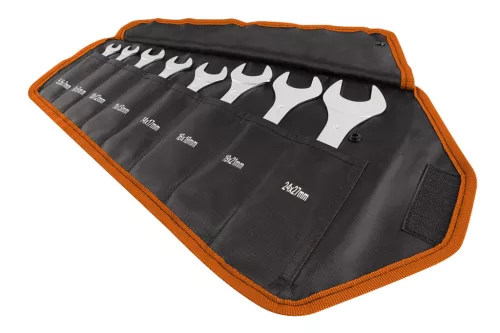 Neo Tools Villáskulcs készlet 8db, 5.5 - 27mm, szuper vékony kivitel, összehajtható tokban