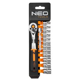 Neo Tools Dugókulcskészlet 14db, 1/4"