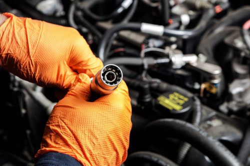 Neo Tools Dugókulcs készlet, átmenő racsnis hajtókarokkal, 1/4"- 3/8", 46 db