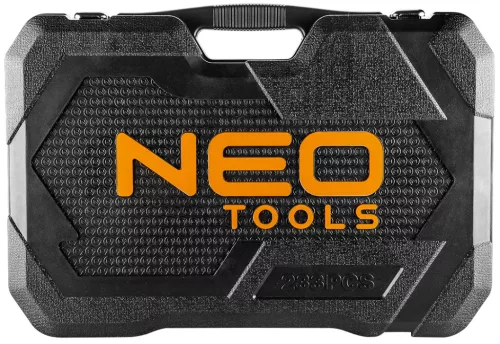 Neo Tools Dugókulcskészlet + szerszámkészlet 1/4", 3/8", 1/2", 233db