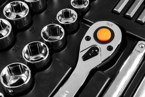 Neo Tools Dugókulcskészlet + szerszámkészlet 1/4", 3/8", 1/2", 233db