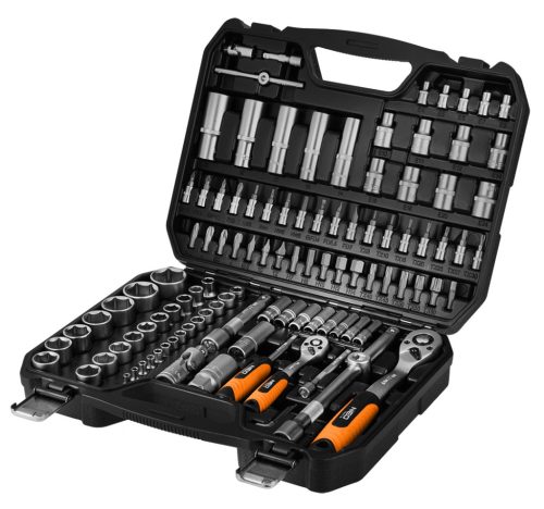 Neo Tools Dugókulcskészlet 1/2", 1/4", 110db