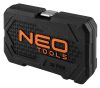 Neo Tools Dugókulcskészlet 1/4", matt felület, 23db