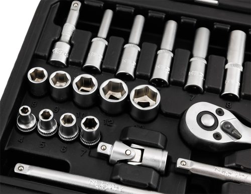 Neo Tools Dugókulcskészlet 1/4", matt felület, 23db