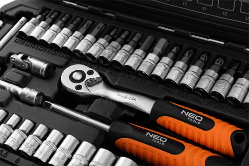 Neo Tools Dugókulcskészlet 1/4", matt felület, 38db