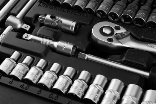 Neo Tools Dugókulcskészlet 1/4", matt felület, 38db