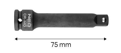 Neo Tools Hosszabító szár ütvecsavarozókhoz 1/2" 75mm