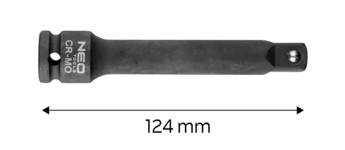Neo Tools Hosszabító szár ütvecsavarozókhoz 1/2" 125mm