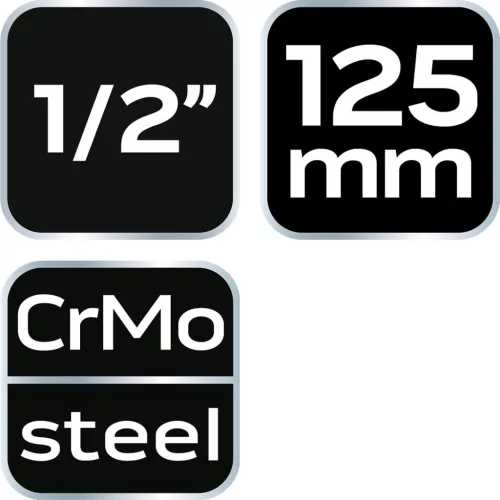 Neo Tools Hosszabító szár ütvecsavarozókhoz 1/2" 125mm