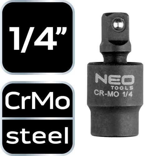 Neo Tools Csuklós toldó ütvecsavarozókhoz 1/4"