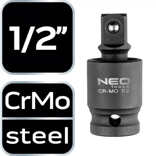 Neo Tools Csuklós toldó ütvecsavarozókhoz 1/2"
