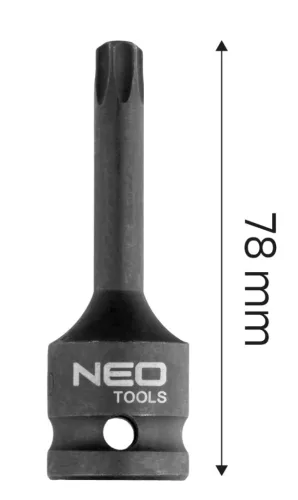 Neo Tools Torziós bit ütvecsavarozókhoz 1/2" T55