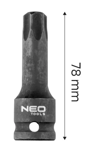 Neo Tools Torziós bit ütvecsavarozókhoz 1/2" T70