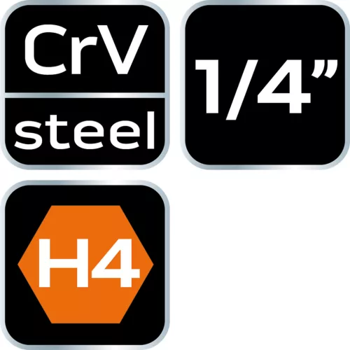 Neo Tools Imbusz dugókulcs 1/4" 37mm H4