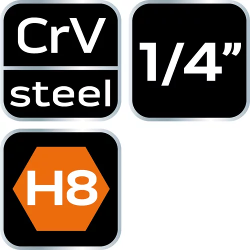 Neo Tools Imbusz dugókulcs 1/4" 87mm H8