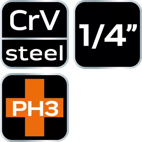 Neo Tools PH3 dugókulcs 1/4" 87mm