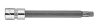 Neo Tools Torx dugókulcs 1/4" 87mm TX30