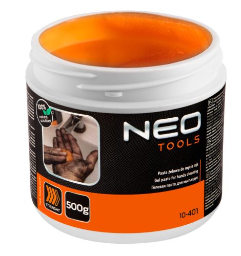 Neo Tools Kéztisztító paszta 500g, ragasztó, gyanta, szilikon, lakk, festék, poliuretán hab és polimer