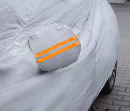 Neo Tools Autótakaró ponyva, 20 rétegű, vízálló, vezetőoldali cippzáras ajtónyílás, 533X178X119cm, XL