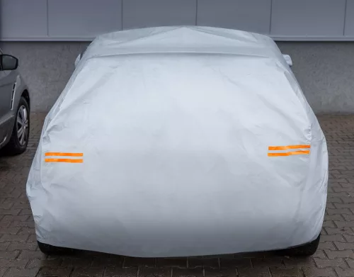 Neo Tools Autótakaró ponyva, 20 rétegű, vízálló, vezetőoldali cippzáras ajtónyílás, 533X178X119cm, XL