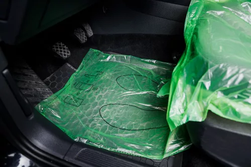 Neo Tools Belsőtér védőfólia, huzat, 200db, (5az1-ben, ülés, kormány, sebváltó, szőnyeg, kézifék)